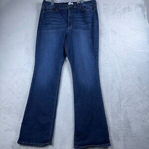 Sofia Jeans High Rise Marisol Bootcut Denim Stretch Cotton Womens Blue Size 18
